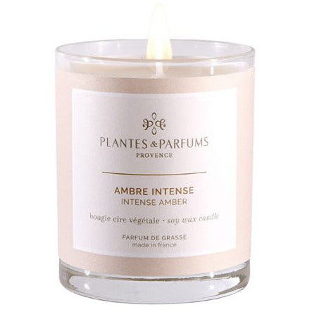 Intens Amber Geurkaars & Handcrème 75g Houtige Geur