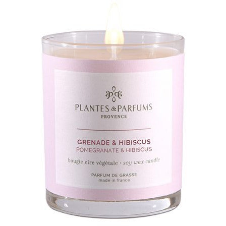 Granaatappel & Hibiscus Geurkaars & Handcrème Bloemige Geur 180g