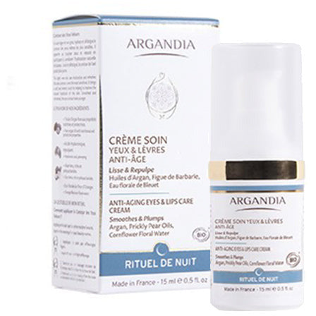 Argandia Oogcrème Anti-aging Nachtcrème Droge & Vochtarme Huid