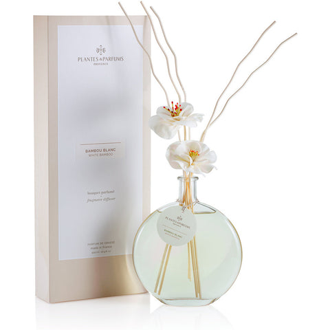 Plantes & Parfums White Bamboo Boeket Geurstokjes Frisse Geur