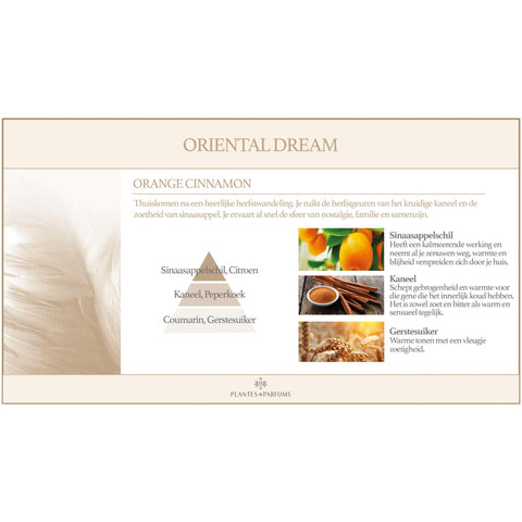 Orange Cinnamon Natuurlijke Huisparfum & Linnenspray Houtige Geur