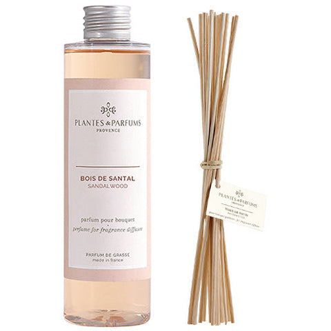 Sandalwood Geurolie & Navulling Geurstokjes Houtige Geur