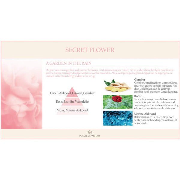A Garden In The Rain Geurkaars & Handcrème Bloemige Geur 180g
