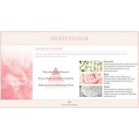 Jasmine Flower Natuurlijke Huisparfum & Linnenspray Bloemige Geur