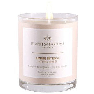 Intens Amber Geurkaars & Handcrème 75g Houtige Geur