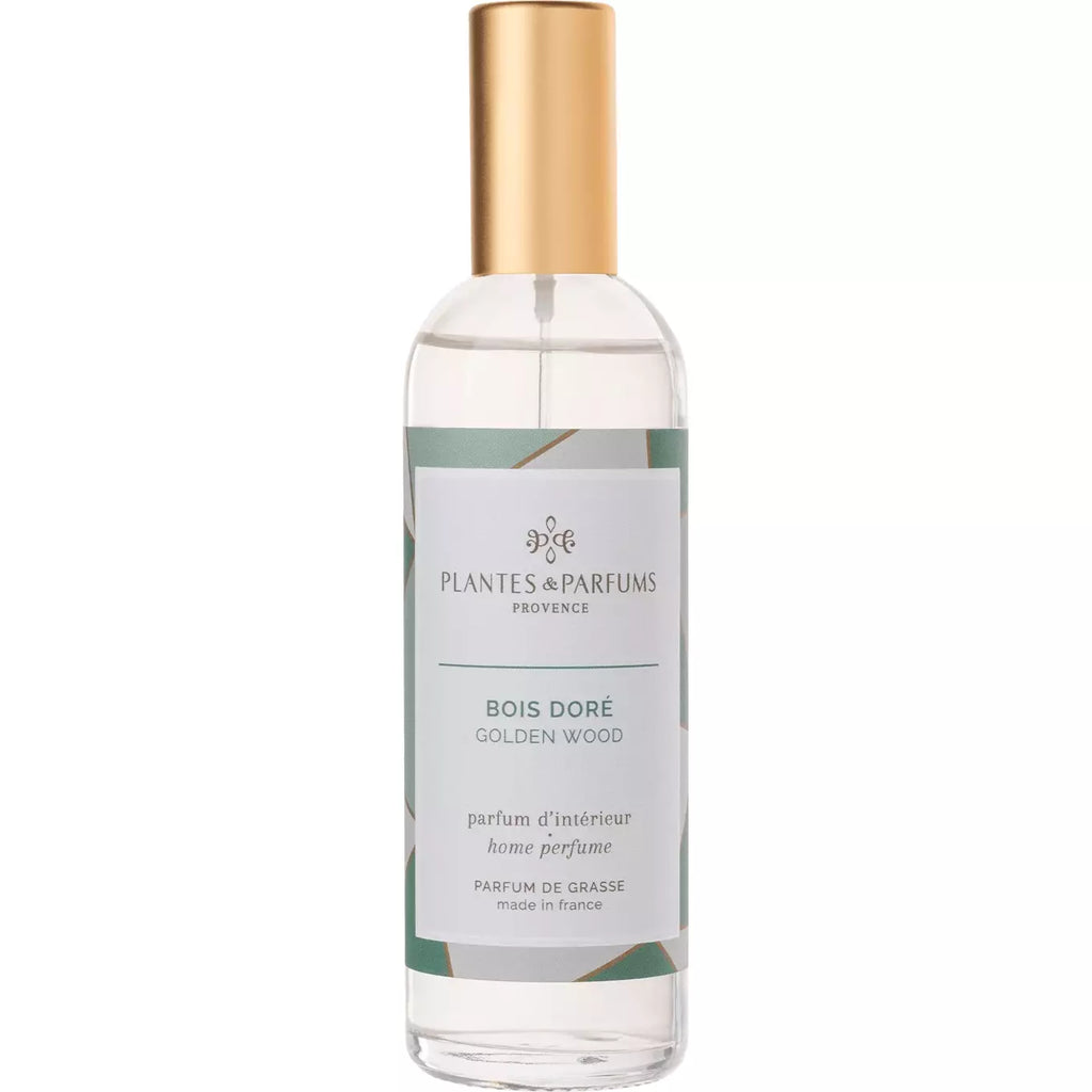 Golden Wood Natuurlijke Huisparfum & Linnenspray Houtige Geur